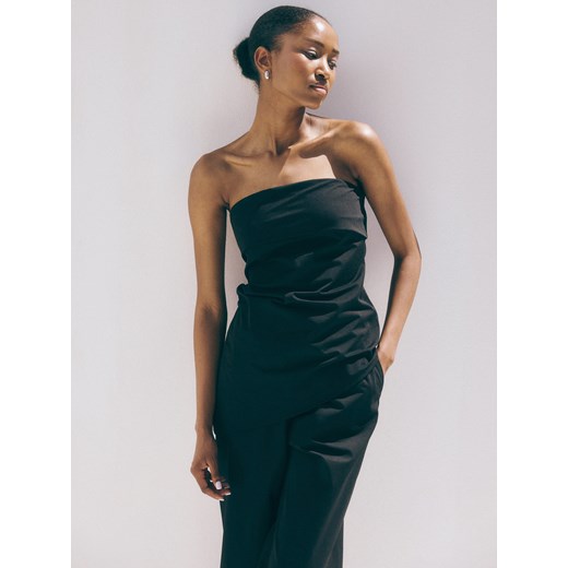 Reserved - Top z odkrytymi ramionami - czarny Reserved L Reserved