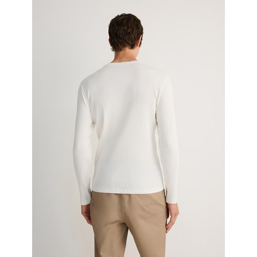 T-shirt męski Reserved z długim rękawem 