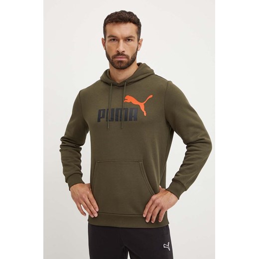 Puma bluza męska z kapturem z nadrukiem ze sklepu ANSWEAR.com w kategorii Bluzy męskie - zdjęcie 174281743