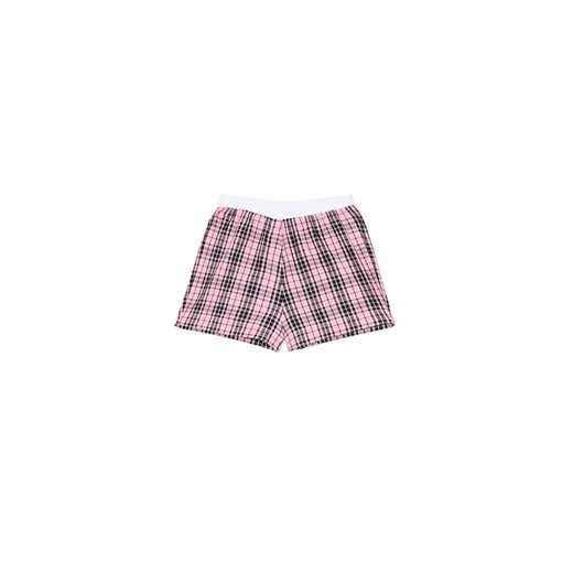 Cropp - Bawełniane szorty w kratę - różowy Cropp M Cropp
