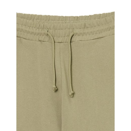 Cropp - Oliwkowe dresowe joggery - zielony Cropp L Cropp