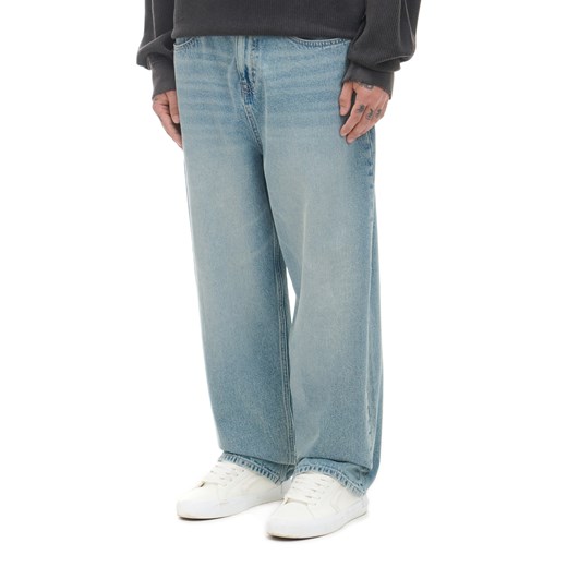 Cropp - Jeansy super baggy - niebieski ze sklepu Cropp w kategorii Jeansy męskie - zdjęcie 174290043
