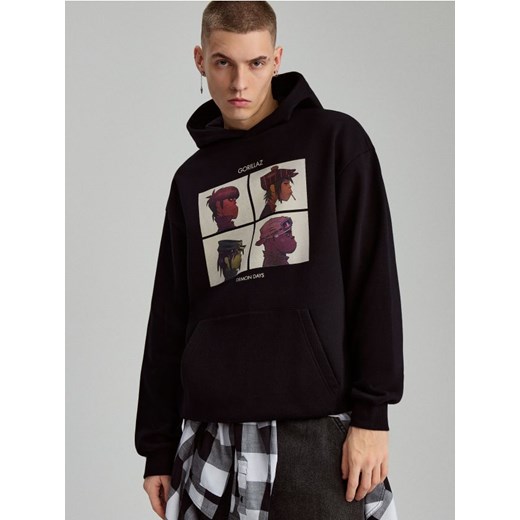 Bluza z kapturem i nadrukiem Gorillaz House S House