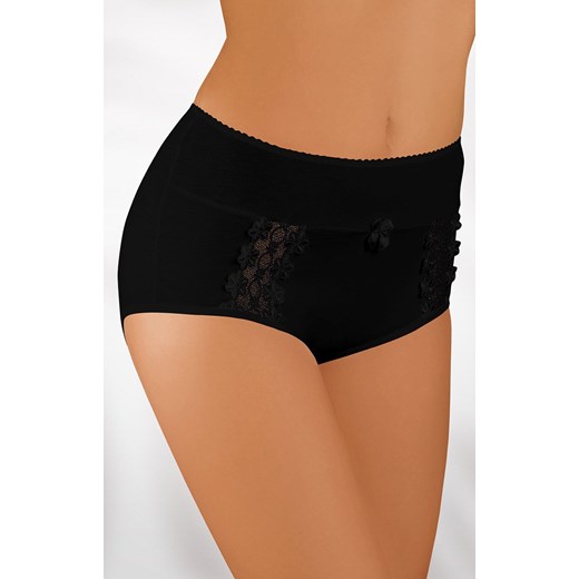 Figi damskie wysokie czarne BBL 005, Kolor czarny, Rozmiar S, Babell ze sklepu Intymna w kategorii Majtki damskie - zdjęcie 174296410