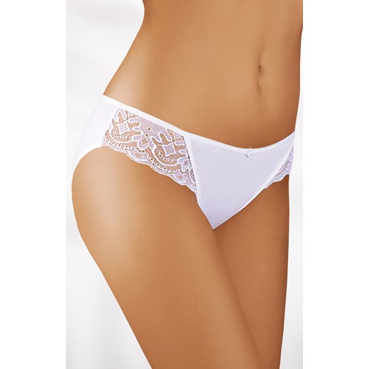 Figi damskie białe BBL 011, Kolor biały, Rozmiar S, Babell ze sklepu Intymna w kategorii Majtki damskie - zdjęcie 174296413