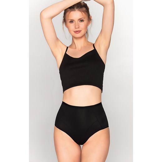Figi damskie modelujące czarne 164, Kolor czarny, Rozmiar S, Babell ze sklepu Intymna w kategorii Bielizna wyszczuplająca - zdjęcie 174296500