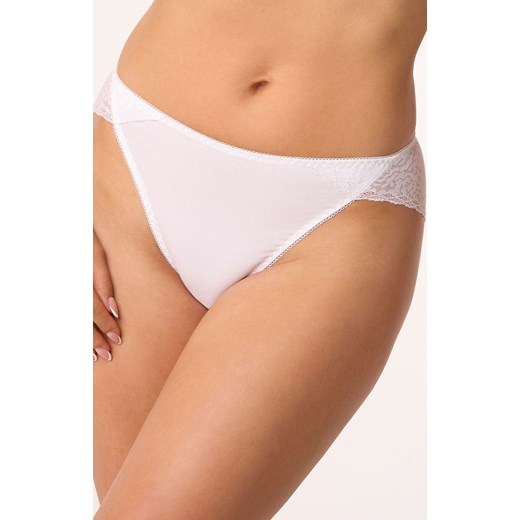 Białe klasyczne majtki damskie BBL 202, Kolor biały, Rozmiar S, Babell ze sklepu Intymna w kategorii Majtki damskie - zdjęcie 174296591