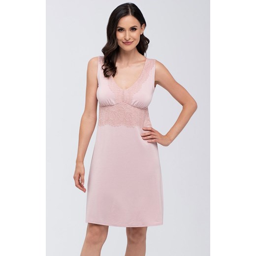 Koszula nocna różowa Louise, Kolor różowy, Rozmiar M, Babella ze sklepu Intymna w kategorii Koszule nocne - zdjęcie 174296712