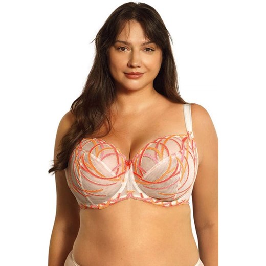 Biustonosz miękki soft Naomi B171, Kolor ecru-wzór, Rozmiar 65H, Ewa Bien ze sklepu Intymna w kategorii Biustonosze - zdjęcie 174303283