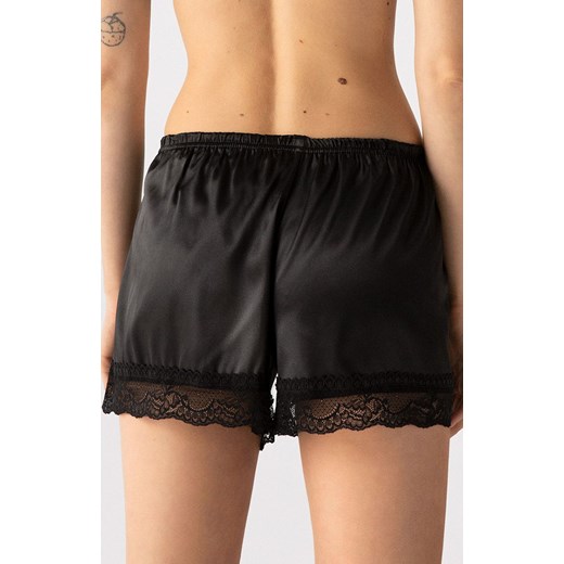 Satynowe spodenki do spania Hasu, Kolor czarny, Rozmiar S/M, Fiore ze sklepu Intymna w kategorii Piżamy damskie - zdjęcie 174304464