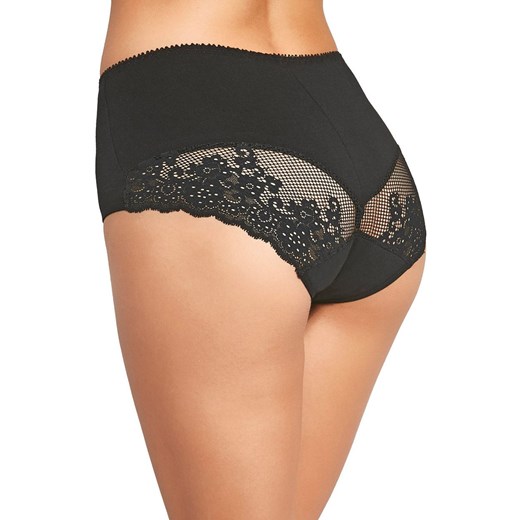 Czarne figi damskie z wysokim stanem 185, Kolor czarny, Rozmiar M, Gabidar ze sklepu Intymna w kategorii Majtki damskie - zdjęcie 174304864