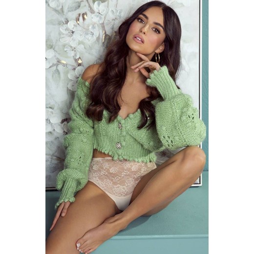 Sophie 5006 figi wysokie bawełniane, Kolor beż pudrowy, Rozmiar S, Lapinee ze sklepu Intymna w kategorii Majtki damskie - zdjęcie 174312773