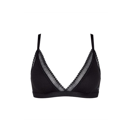 Sloggi czarna braletka GO Ribbed R 10217718, Kolor czarny, Rozmiar M, Sloggi ze sklepu Intymna w kategorii Biustonosze - zdjęcie 174322804