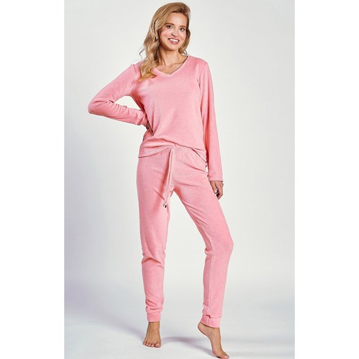 Ciepła piżama damska Ruth 3244, Kolor róż pudrowy, Rozmiar S, Taro ze sklepu Intymna w kategorii Piżamy damskie - zdjęcie 174323760
