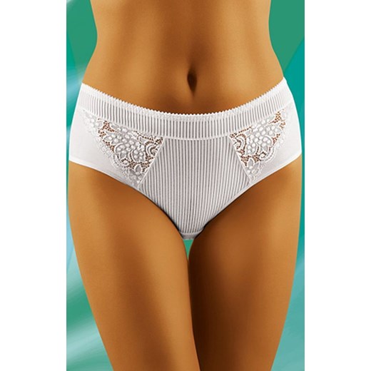 Figi damskie białe Eco-Fi, Kolor biały, Rozmiar 2XL, Wol-bar ze sklepu Intymna w kategorii Majtki damskie - zdjęcie 174328020