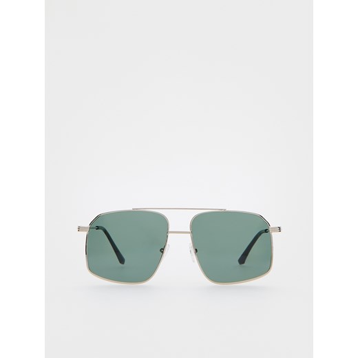 Reserved - Okulary przeciwsłoneczne - srebrny Reserved ONE SIZE Reserved