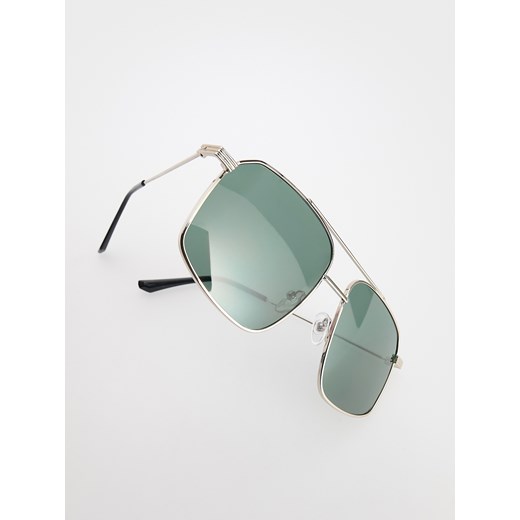 Reserved - Okulary przeciwsłoneczne - srebrny Reserved ONE SIZE Reserved