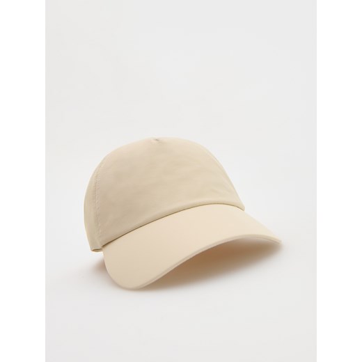 Reserved - Czapka z daszkiem - kremowy Reserved ONE SIZE Reserved