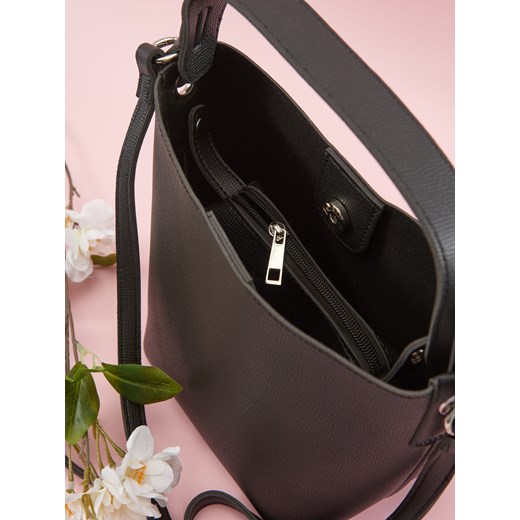 Sinsay - Torebka bucket bag - czarny Sinsay One Size Sinsay