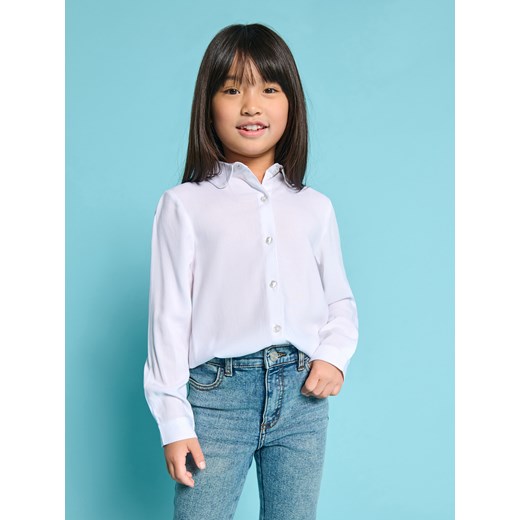 Koszula chłopięca biała Sinsay na wiosnę 