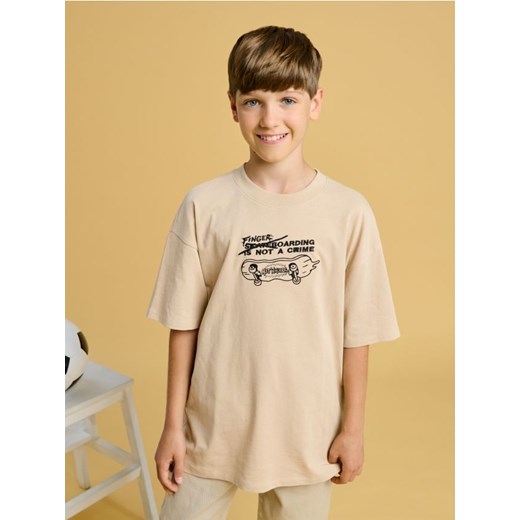 T-shirt chłopięce Sinsay 