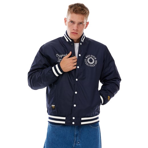 Kurtka zimowa Mass Denim Elementary Satin Jacket granatowa Mass Denim XL promocyjna cena shop.massdnm.com