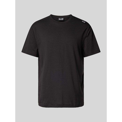 T-shirt z naszywką z logo ze sklepu Peek&Cloppenburg  w kategorii T-shirty męskie - zdjęcie 174370740