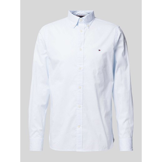 Koszula casualowa o kroju slim fit z kołnierzykiem typu button down ze sklepu Peek&Cloppenburg  w kategorii Koszule męskie - zdjęcie 174371350