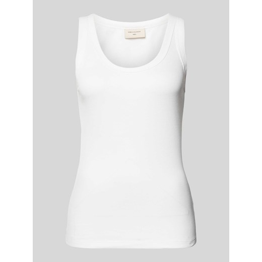 Top z efektem prążkowania model ‘Hi’ ze sklepu Peek&Cloppenburg  w kategorii Bluzki damskie - zdjęcie 174371351