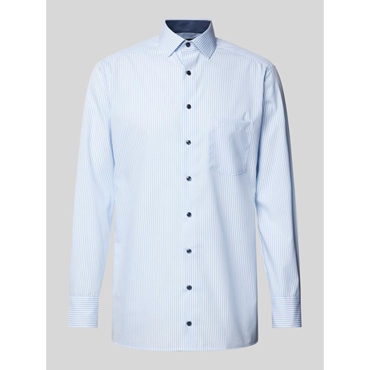 Koszula biznesowa o kroju Modern Fit z kołnierzykiem typu kent ze sklepu Peek&Cloppenburg  w kategorii Koszule męskie - zdjęcie 174371374