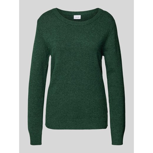 Sweter z dzianiny z prążkowanymi wykończeniami model ‘Viril’ ze sklepu Peek&Cloppenburg  w kategorii Swetry damskie - zdjęcie 174371514