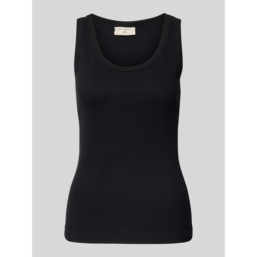 Top z efektem prążkowania model ‘Hi’ ze sklepu Peek&Cloppenburg  w kategorii Bluzki damskie - zdjęcie 174371642