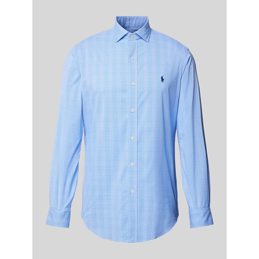 Koszula casualowa o kroju custom fit z kołnierzykiem typu kent ze sklepu Peek&Cloppenburg  w kategorii Koszule męskie - zdjęcie 174371681