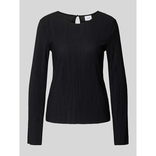 Bluzka z długim rękawem i plisami model ‘PLISA NEW’ ze sklepu Peek&Cloppenburg  w kategorii Bluzki damskie - zdjęcie 174371773