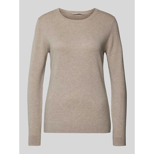 Sweter z kaszmiru z okrągłym dekoltem ze sklepu Peek&Cloppenburg  w kategorii Swetry damskie - zdjęcie 174371972