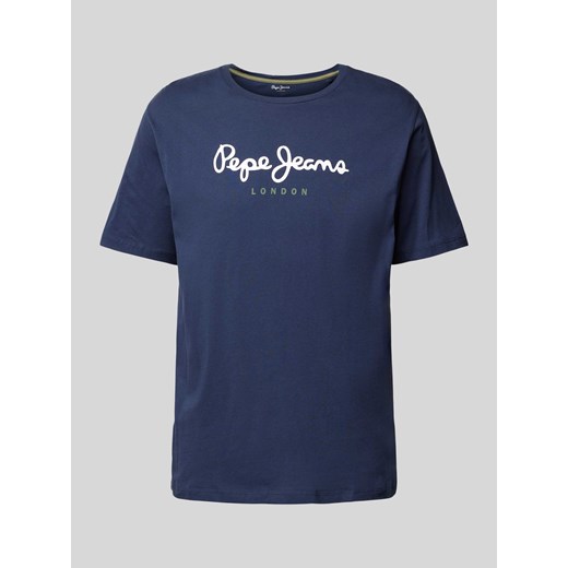 T-shirt z nadrukiem z logo model ‘EGGO’ ze sklepu Peek&Cloppenburg  w kategorii T-shirty męskie - zdjęcie 174372523