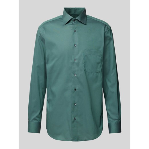 Koszula biznesowa o kroju modern fit z kieszenią na piersi ze sklepu Peek&Cloppenburg  w kategorii Koszule męskie - zdjęcie 174372850