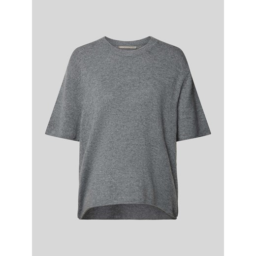 T-shirt kaszmirowy ze zrolowanym dołem ze sklepu Peek&Cloppenburg  w kategorii Bluzki damskie - zdjęcie 174372880
