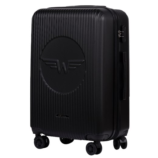 Walizka średnia Wings Swallow 3.0 BLACK 24" ze sklepu WINGS w kategorii Walizki - zdjęcie 174374920