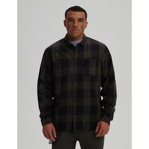 Koszula TOMMY LG Khaki-Granat M Diverse XL wyprzedaż Diverse Outlet
