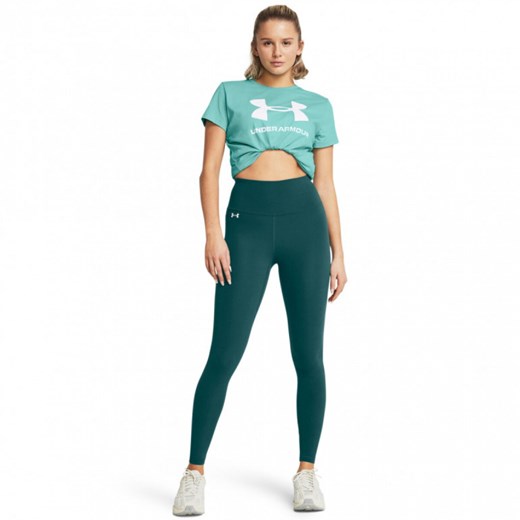Damskie legginsy treningowe Under Armour Motion Legging - zielone ze sklepu Sportstylestory.com w kategorii Spodnie damskie - zdjęcie 174387413