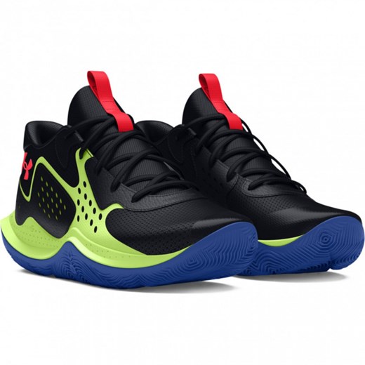 Dziecięce buty do koszykówki Under Armour UA GS JET '23 - czarne ze sklepu Sportstylestory.com w kategorii Buty sportowe dziecięce - zdjęcie 174388271