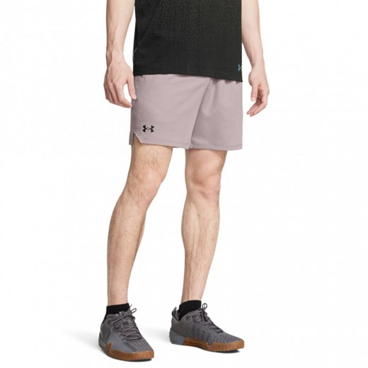Męskie spodenki treningowe Under Armour UA Vanish Woven 6in Shorts - beżowe ze sklepu Sportstylestory.com w kategorii Spodenki męskie - zdjęcie 174388683
