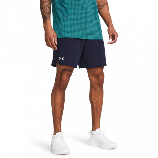 Męskie spodenki treningowe Under Armour UA Vanish Woven 6in Shorts - granatowe ze sklepu Sportstylestory.com w kategorii Spodenki męskie - zdjęcie 174388753