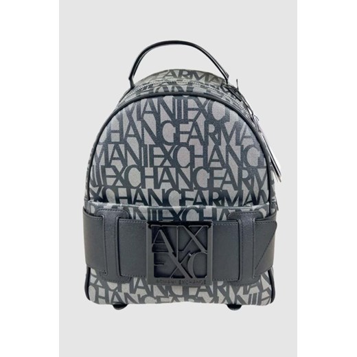 ARMANI EXCHANGE Mały czarno-beżowy plecak ze sklepu outfit.pl w kategorii Plecaki - zdjęcie 174421374