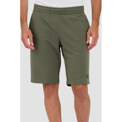 EA7 Zielone szorty Bermudy, Rozmiar XXL ze sklepu outfit.pl w kategorii Spodenki męskie - zdjęcie 174421583