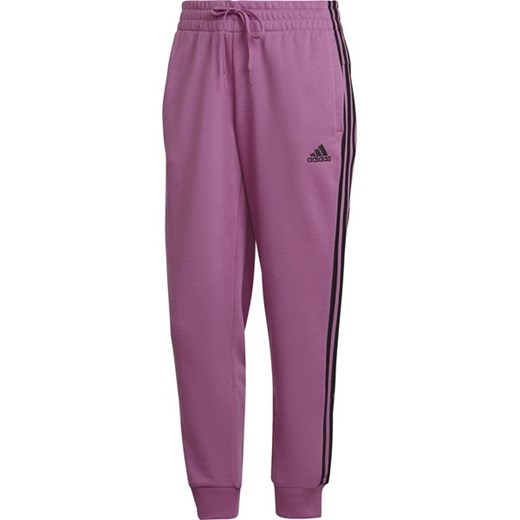 Spodnie dresowe damskie Essentials Studio Lounge Cuffed 3-Stripes 7/8 Adidas ze sklepu SPORT-SHOP.pl w kategorii Spodnie damskie - zdjęcie 174425893