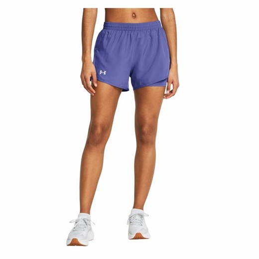 Spodenki damskie Fly By 2w1 Under Armour ze sklepu SPORT-SHOP.pl w kategorii Szorty - zdjęcie 174426330