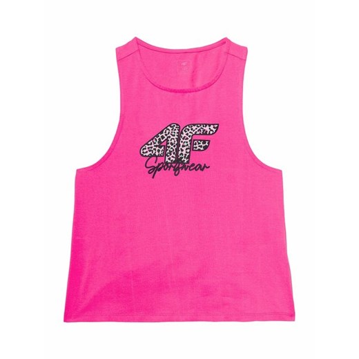 Bezrękawnik dziewczęcy 4FJWSS24TTSHF1141 4F ze sklepu SPORT-SHOP.pl w kategorii Bluzki dziewczęce - zdjęcie 174426813