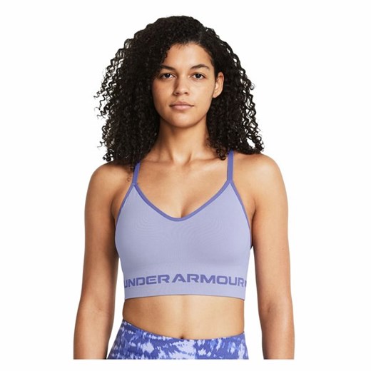 Biustonosz sportowy damski Seamless Low Long Under Armour ze sklepu SPORT-SHOP.pl w kategorii Biustonosze - zdjęcie 174427700